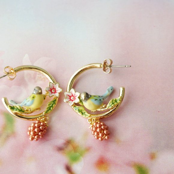 Nwt cute bird earrings Bill skinner - Picture 3 of 6